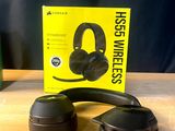 a box with a pair of headphones sitting on a table