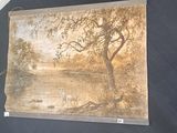 une photo d'un tableau accroché au mur