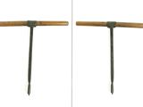 two pictures of a pair of tools on a white background