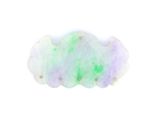 une image représentant une aquarelle représentant un nuage sur fond blanc