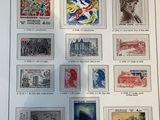 a picture of a book with a bunch of stamps on it