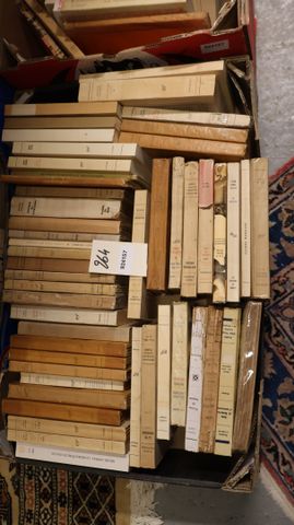 Lot de 50 livres de littérature dont les œuvres de SADE sous couv...
