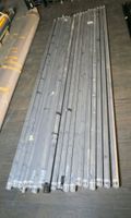 Lot de tubes en aluminium manchonnés 3 mètres.