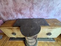 GRAND BUFFET DE SALLE A MANGER en placage de bois de loupe e… (photo 5)