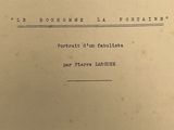 a black and white photo of a book with a title in it