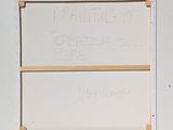 a white board with writing on it in a room