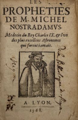 an old book with a picture of a man in a hat and coat