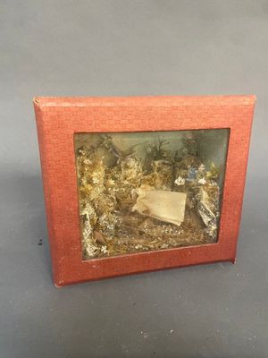 Boite de dévotion 18ème Dimensions : 19 x 20 cm Profondeur :… - Photo 1