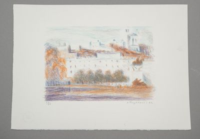 Jacques TRUPHÉMUS (1922-2017) La place Bellecour, 1982