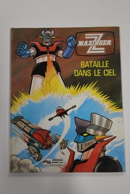 la couverture d'une bande dessinée représentant un robot et un avion