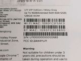 a label on the back of a cell phone that has a barcode on it