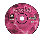 a pink cd disc with the word panaramonium 2 on it