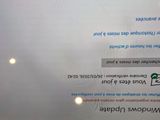 a computer screen that has a message on it