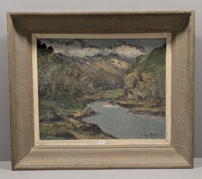Émile BREYSSE (1880-1985). Paysage de montagne.