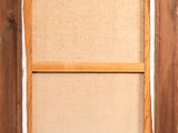 an old picture frame with a picture of a cat in it