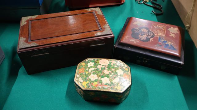 Lot de 3 boîtes à bijoux 