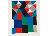 une image d'une œuvre d'art composée de carrés