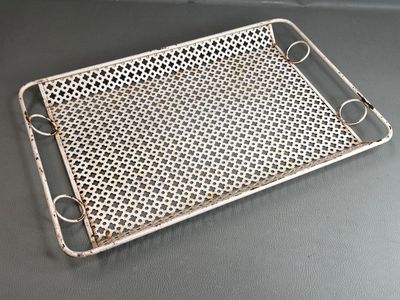 MATEGOT Matthieu Plat rectangulaire en tôle peinte « rigidul…