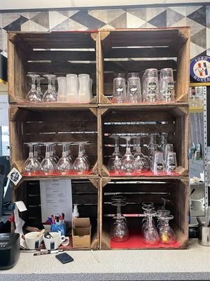 Ensemble de verres publicitaires, environ 48 verres à eau, e… - Photo 1