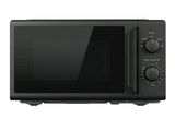 an image of a black microwave oven on a white background