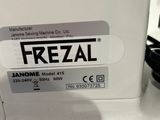 a freezer that is sitting on a counter