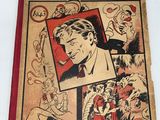 an old comic book with a picture of a man on it