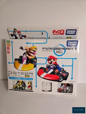Boîte du jeu de course « Mario Kart » pour Nintendo Wii, avec mode d'emploi