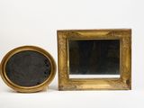 a picture of a mirror and a picture frame