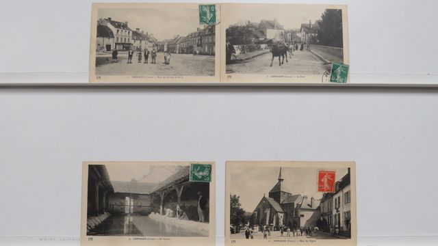 Jarnages Lot de 4cpa. B.E.