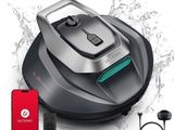 une image représentant un aspirateur robot à côté duquel se trouve un téléphone rouge