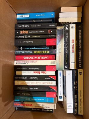 Lot de livres dont polar.