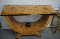 belle console de style Art déco - avec 1 tiroir - sculpture … (photo 3)