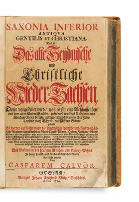 un vieux livre dont le titre est celui d'un poème écrit en allemand