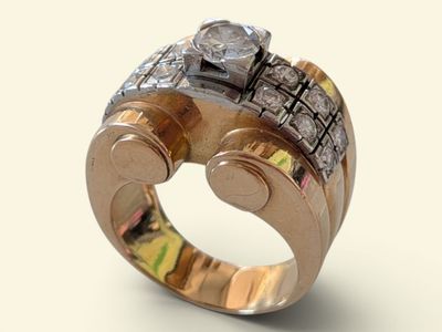 l'image d'une bague ornée d'un diamant
