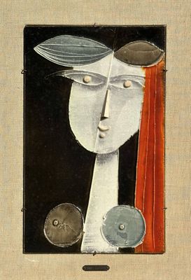 an image of a painting of a man with a hat on his head