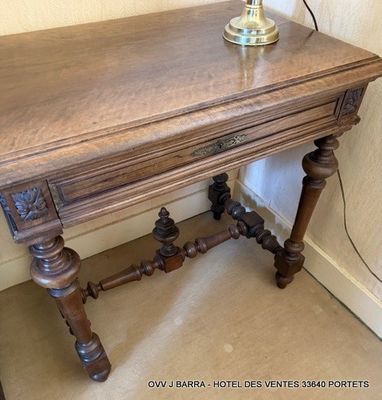 Table écritoire en noyer - Dim.