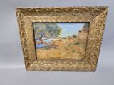 an image of a picture of a painting in a gold frame