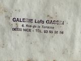 a close up of a piece of paper with a picture on it