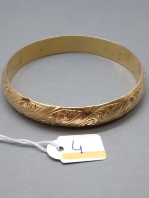 1 Bracelet rigide Or 750/1000 20,20 g diamètre 6,5 cm (ac)