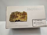 a box that has a stone on it on a table