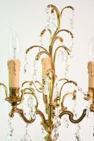 Girandole en bronze à trois feux de lumière. (photo 2)