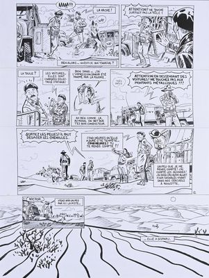 cartoon of a comic strip with a picture of a man in a cowboy outfit