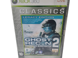 the box of a video game called ghost recon 2 is on display