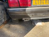 a car that has a license plate on the back of it