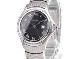 an image of a close up of a wrist watch with roman numerals