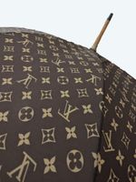 LOUIS VUITTON - Parapluie en toile nylon Monogram et poignée… (photo 2)