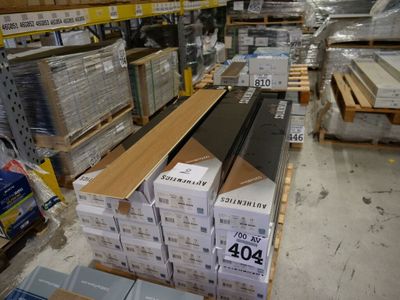 many boxes of different types of wood in the store
