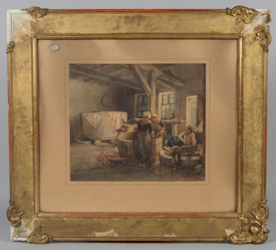 an image of a painting of a group of people in a room