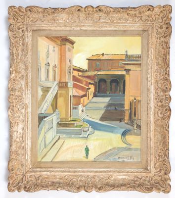 Andrée BORDEAUX LE PECQ (Laval, 1910 - Paris, 1973), Place d…