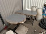 a table that has a skateboard on top of it